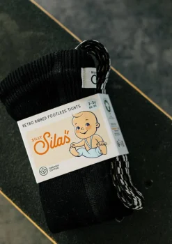 Strumpfhose mit Trägern ohne Fuß black checked