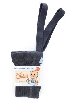 Strumpfhose mit Trägern ohne Fuß dark grey blend