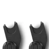 Switchback Autositz-Adapter für Cybex / Nuna / Maxi-Cosi dunkelgrau / schwarz