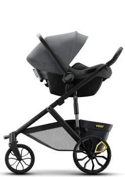 Switchback Autositz-Adapter für Cybex / Nuna / Maxi-Cosi dunkelgrau / schwarz