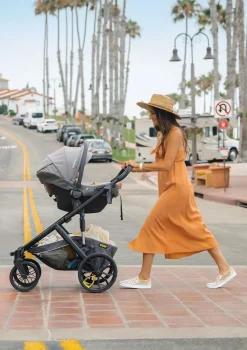 Switchback Kinderwagen Starter-Set dunkelgrau / schwarz