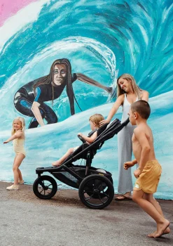 Switchback Kinderwagen Switch&Jog dunkelgrau / schwarz