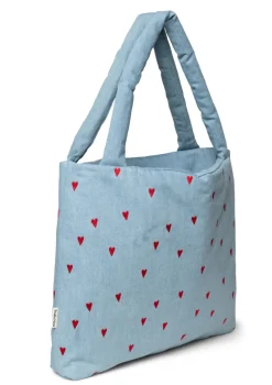 Tasche 'Denim Mom-Bag' Hearts