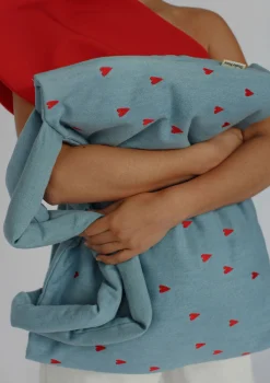 Tasche 'Denim Mom-Bag' Hearts