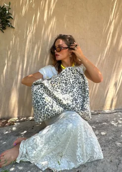 Tasche 'Soft Cotton Mom-Bag' Leopard