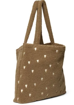 Tasche 'Teddy Mom-Bag' Brown Hearts