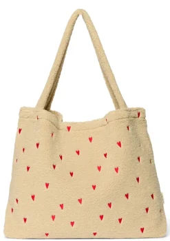 Tasche 'Teddy Mom-Bag' Ecru Hearts
