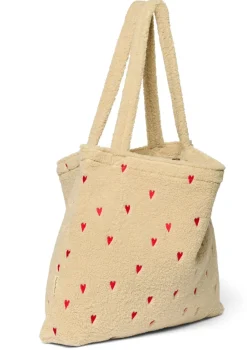 Tasche 'Teddy Mom-Bag' Ecru Hearts