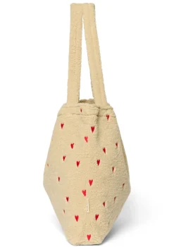 Tasche 'Teddy Mom-Bag' Ecru Hearts