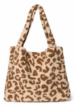 Tasche 'Teddy Mom-Bag' Leopard Ecru