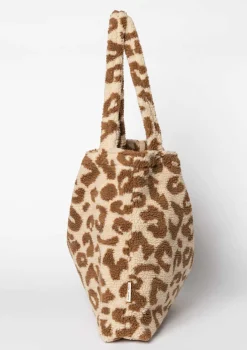 Tasche 'Teddy Mom-Bag' Leopard Ecru