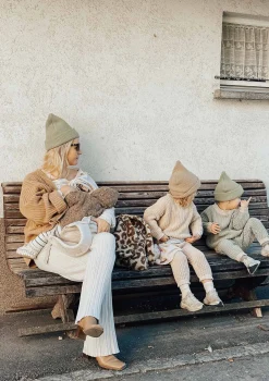 Tasche 'Teddy Mom-Bag' Leopard Ecru