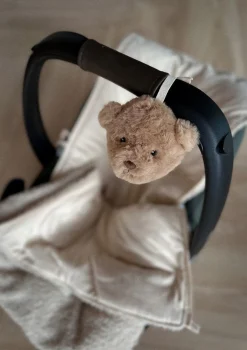 Teddy mit Herzschlag 'Lou on the go' braun