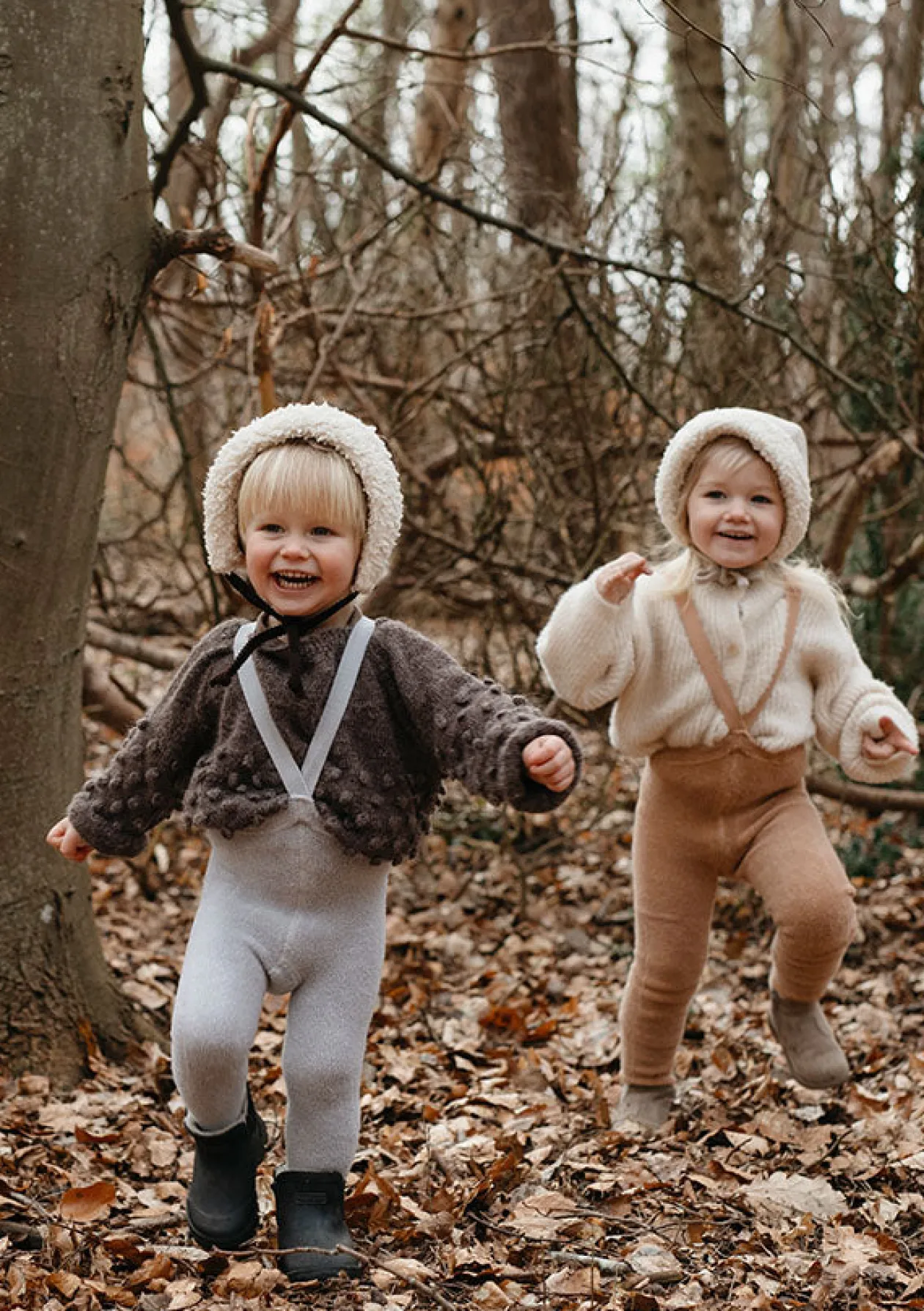 Teddy-Strumpfhose mit Trägern mit Fuß pearl grey