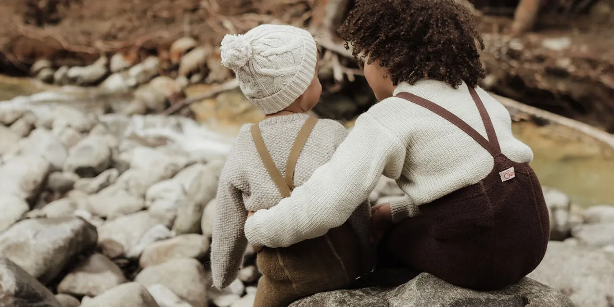 Teddy-Strumpfhose mit Trägern ohne Fuß Acorn Brown
