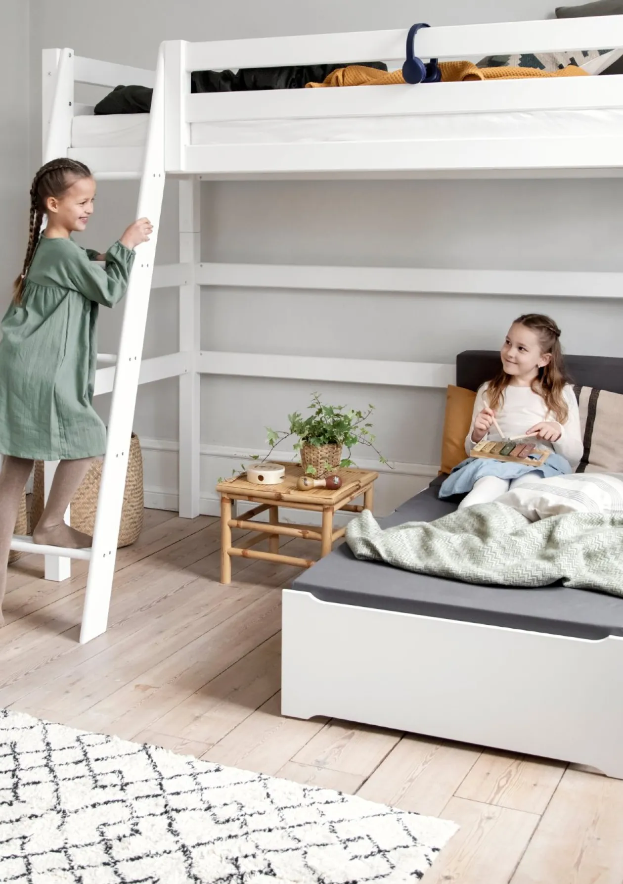 5-teilige Matratze für Lounge-Modul grau