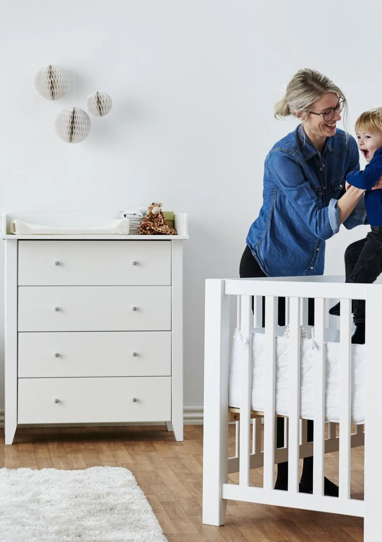 3-teiliges Babyzimmer-Set 'ANTON & CHRISTIAN'