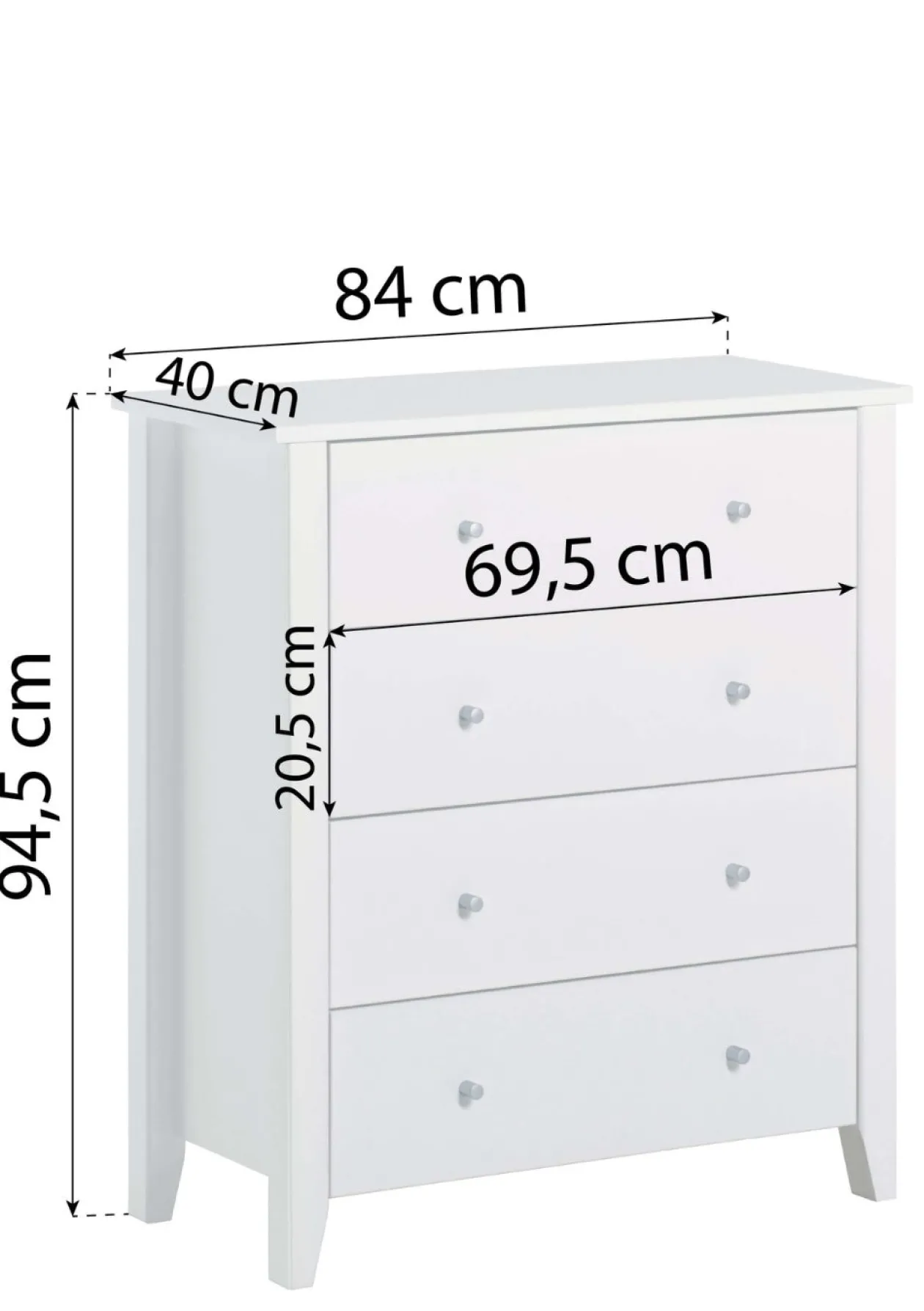 3-teiliges Babyzimmer-Set 'ANTON & CHRISTIAN'