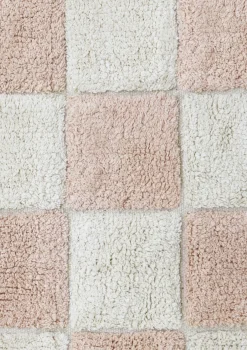 Teppich im Fliesenlook 'Kitchen Tiles' Rose waschbar 160 x 120 cm