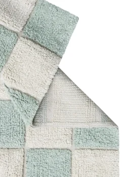 Teppich im Fliesenlook 'Kitchen Tiles' Blue Sage waschbar 160 x 120 cm