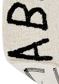 Teppich mit Buchstaben 'ABC' waschbar Ø 150 cm