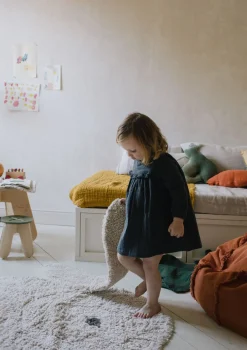 Teppich mit Tiermotiv 'Bunny' waschbar 135 x 130 cm