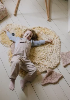 Teppich mit Tiermotiv 'Ducky' waschbar 120 x 95 cm