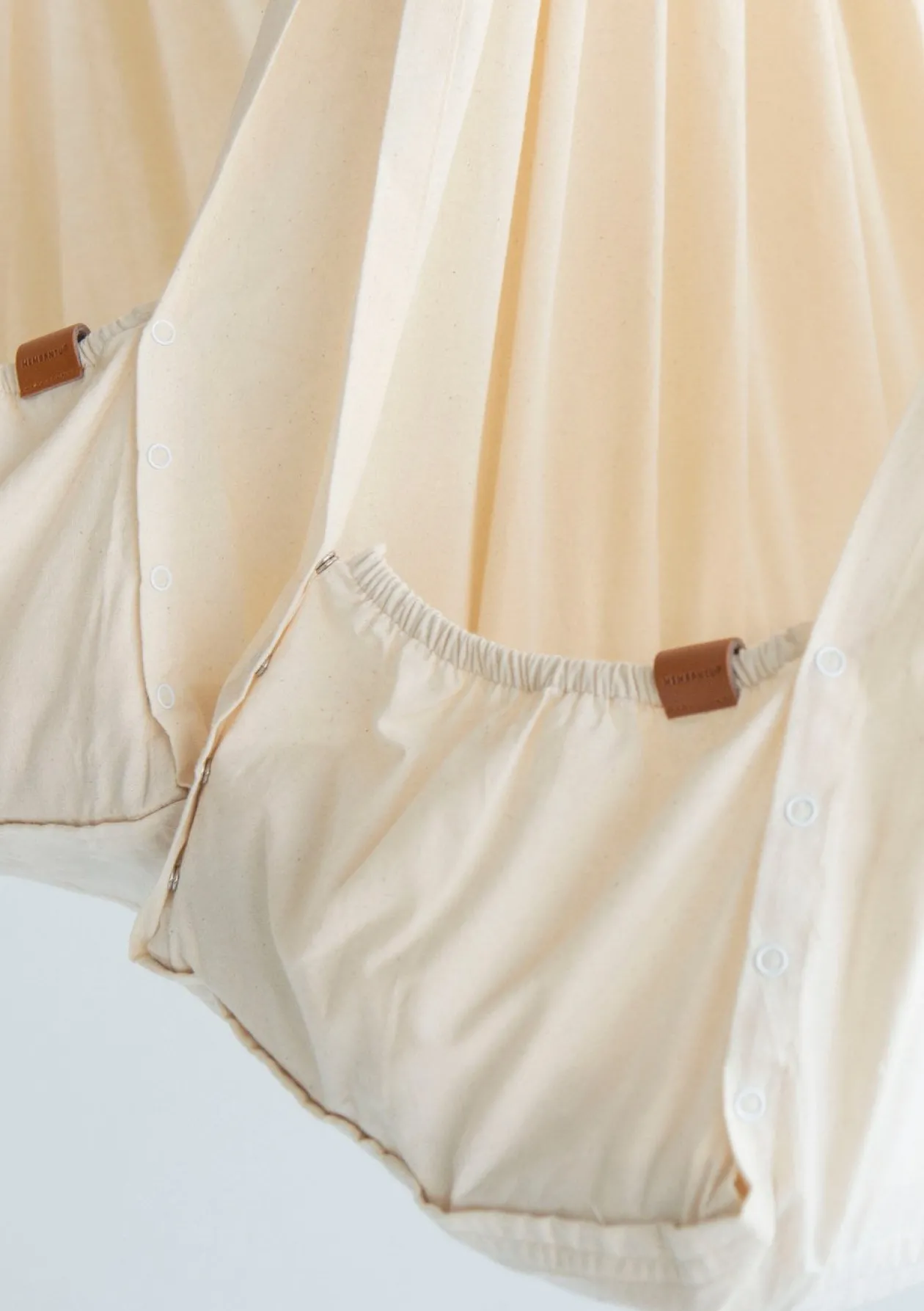 3-tlg. Federwiegen-Set 'Basic' für Zwillinge Natur