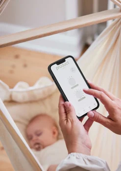 3-tlg. Federwiegen-Set 'Basic' für Zwillinge Natur