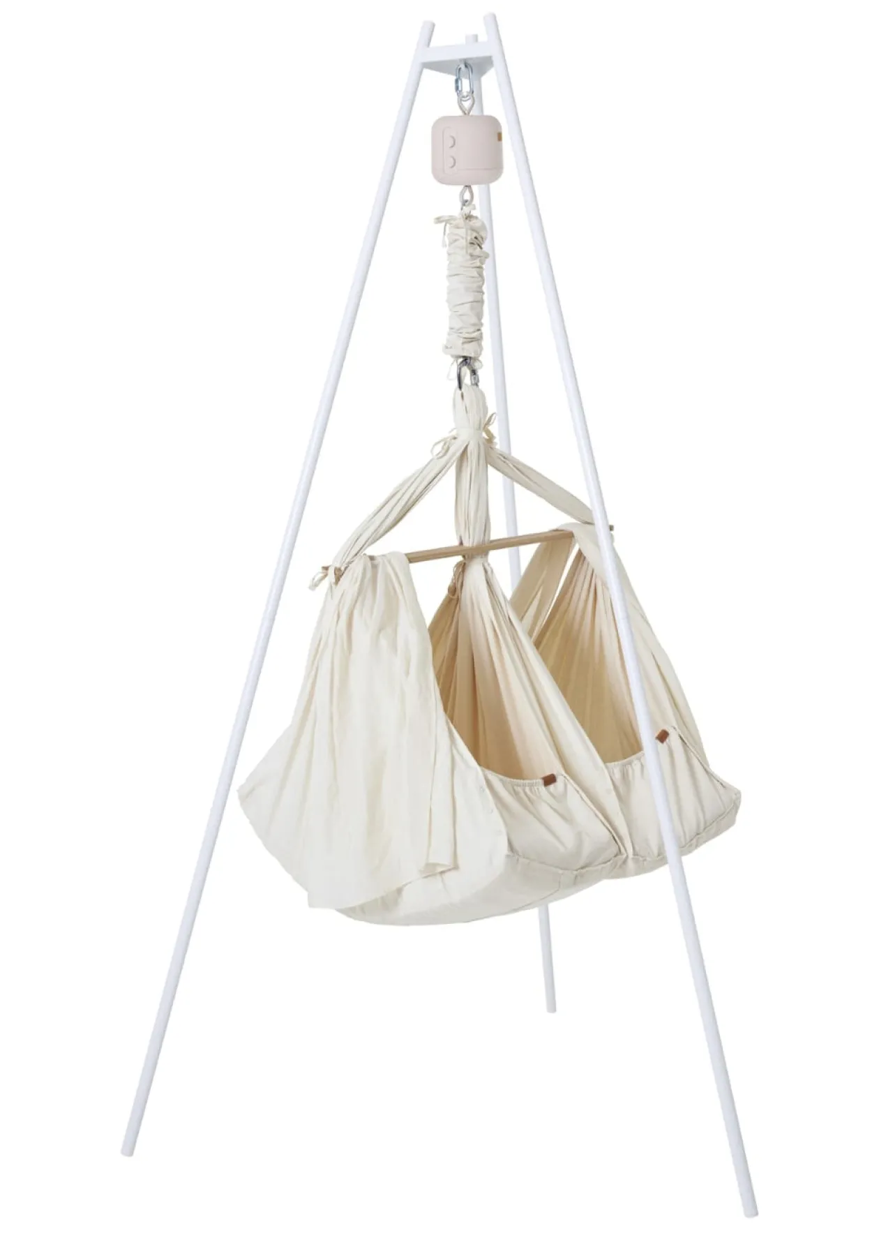 3-tlg. Federwiegen-Set 'Premium' für Zwillinge Natur