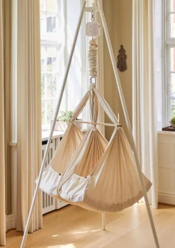 3-tlg. Federwiegen-Set 'Premium' für Zwillinge Natur