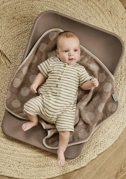 Topper Wickelauflage Organic 'Dots' Mocca