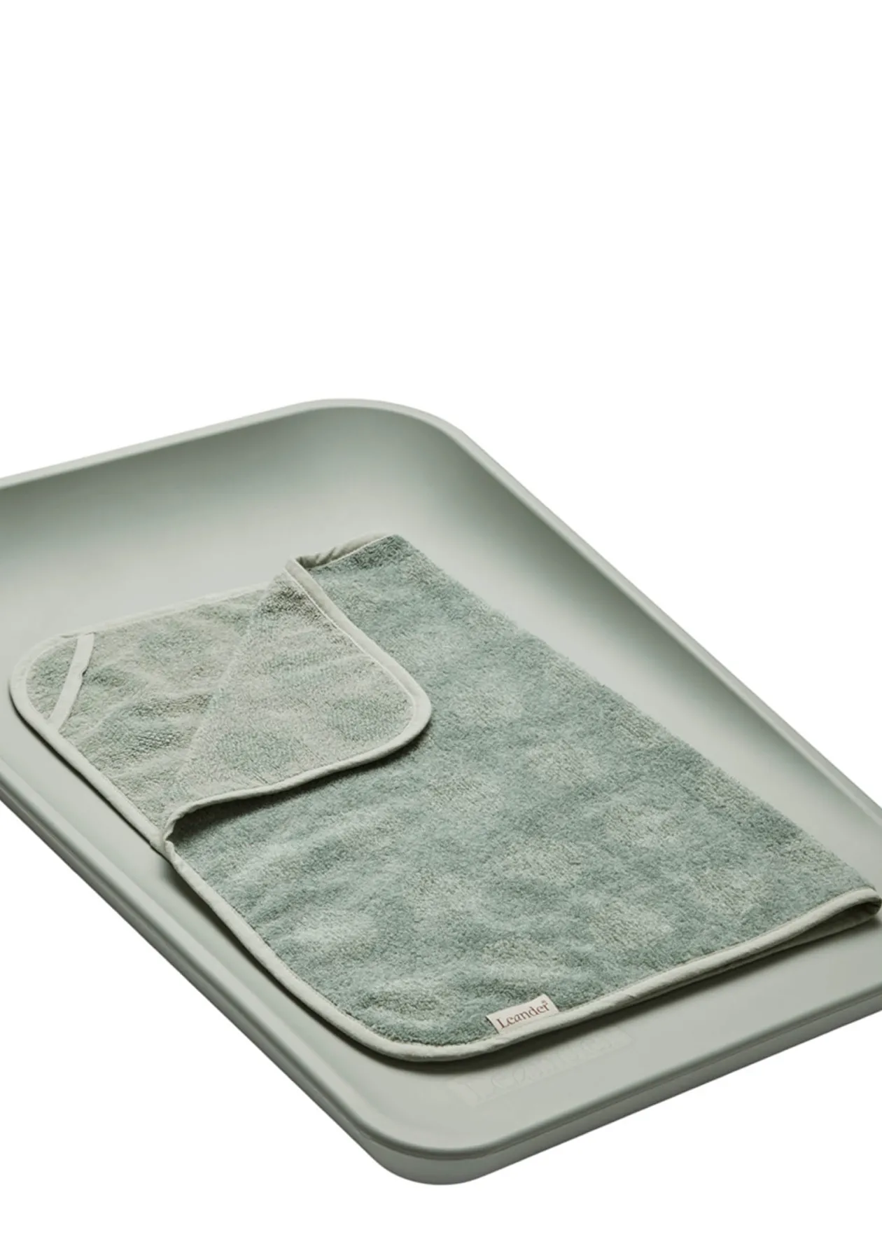 Topper Wickelauflage Organic 'Dots' Sage Green