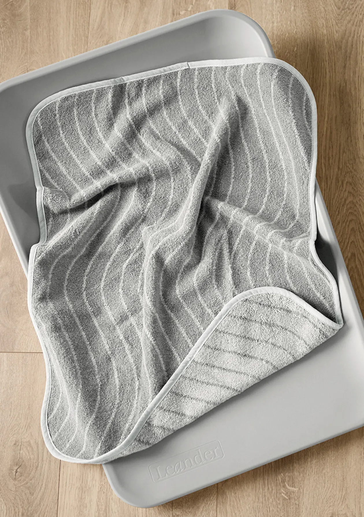 Topper Wickelauflage Organic 'Woodland' Cool Grey