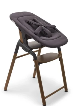 Ultimatives Hochstuhl-Set 'Giraffe' warmes Holz / Grau