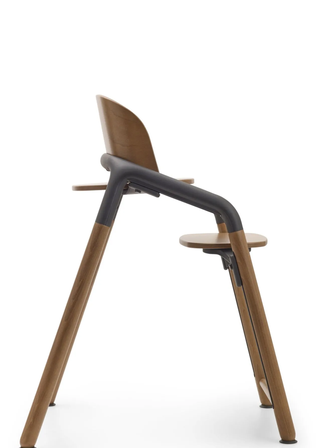 Ultimatives Hochstuhl-Set 'Giraffe' warmes Holz / Grau