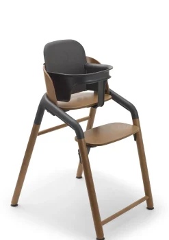 Ultimatives Hochstuhl-Set 'Giraffe' warmes Holz / Grau