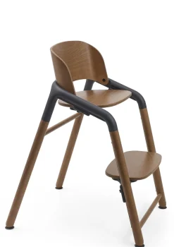 Ultimatives Hochstuhl-Set 'Giraffe' warmes Holz / Grau