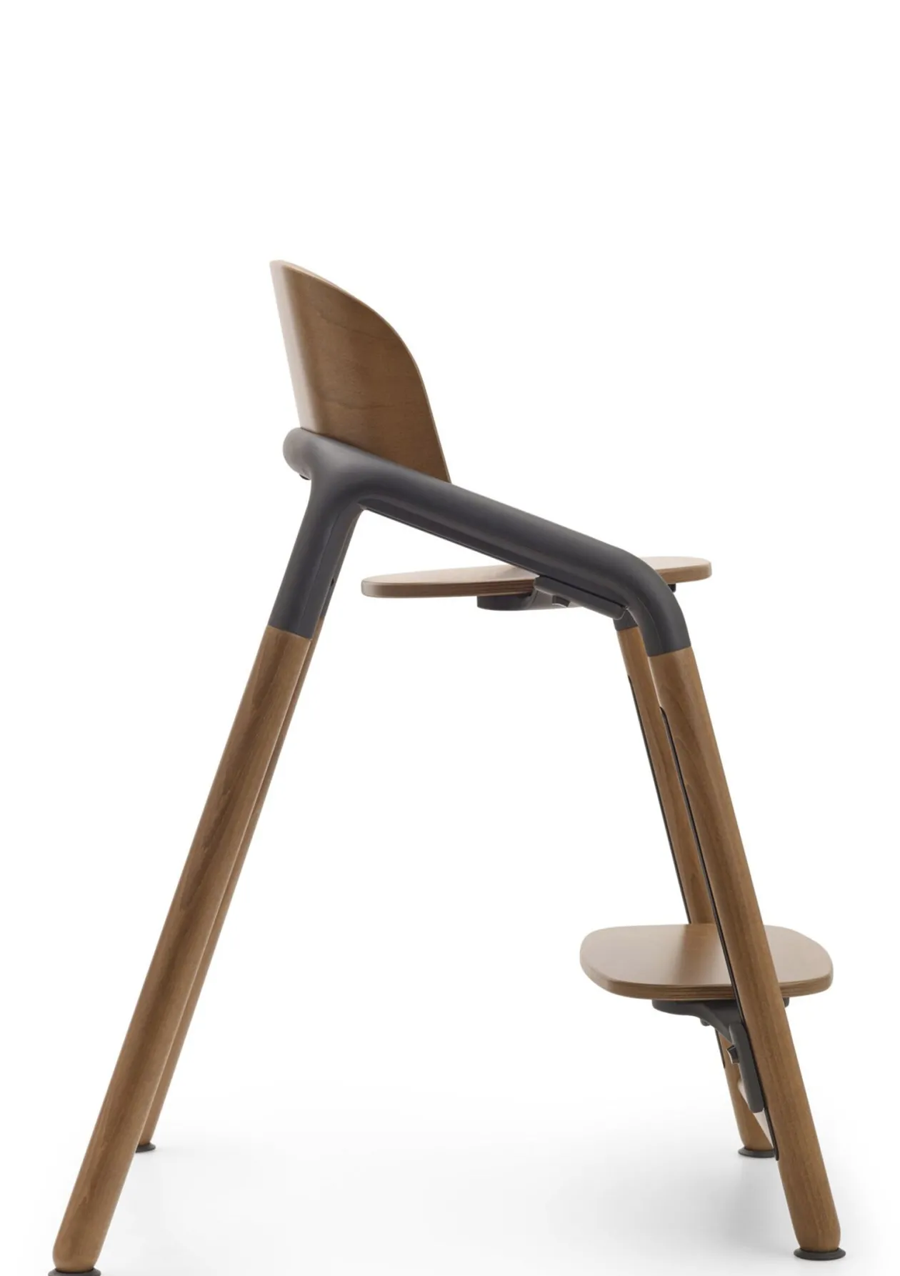 Ultimatives Hochstuhl-Set 'Giraffe' warmes Holz / Grau