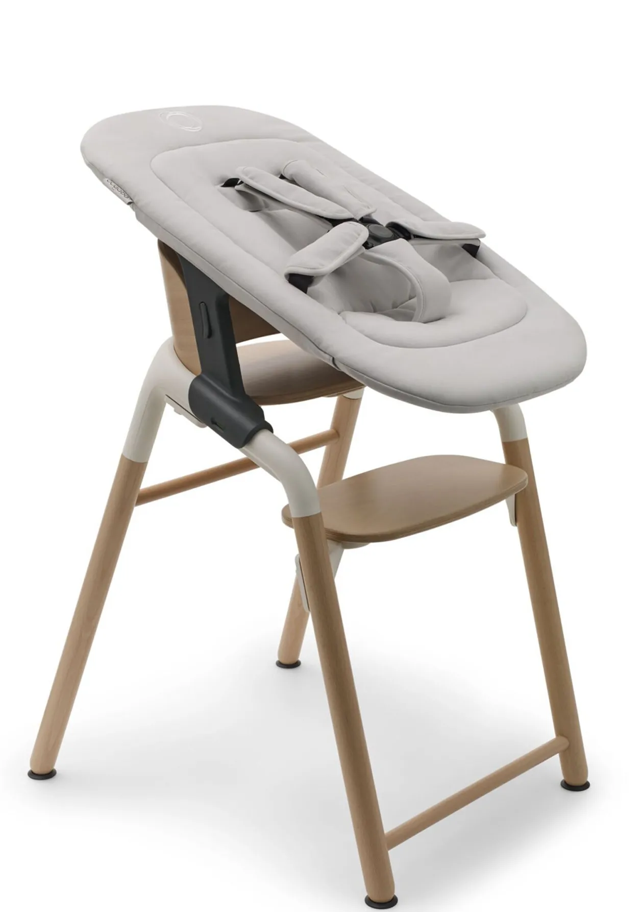 Ultimatives Hochstuhl-Set 'Giraffe' neutrales Holz / Weiß