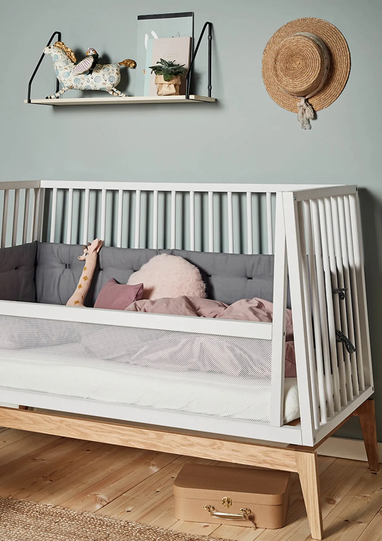 Umbauset für Babybett 'Luna' 140 x 70 cm weiß