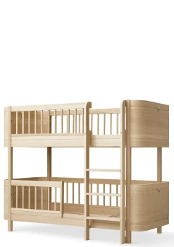 Umbauset für 'Wood Mini+' Baby- und Juniorbett zum halbhohen Etagenbett Eiche