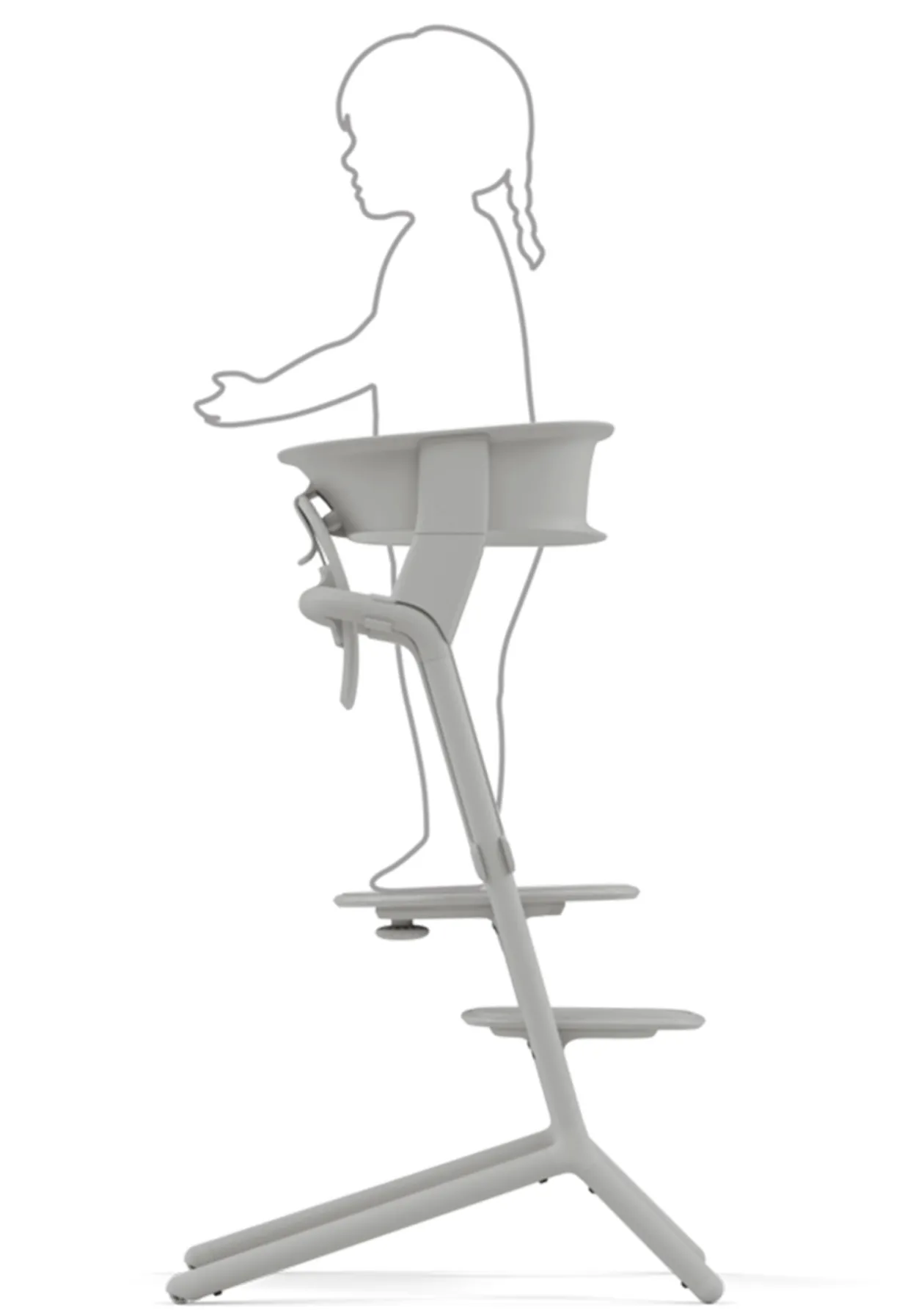 Umbau-Set zum Lernturm 'Lemo' Suede Grey