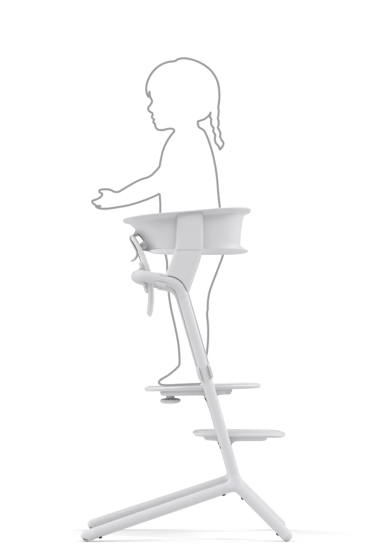 Umbau-Set zum Lernturm 'Lemo' All White