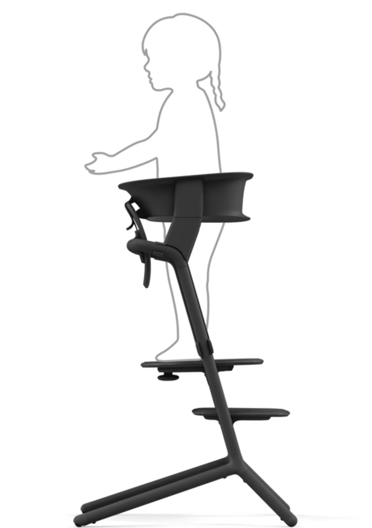 Umbau-Set zum Lernturm 'Lemo' Stunning Black