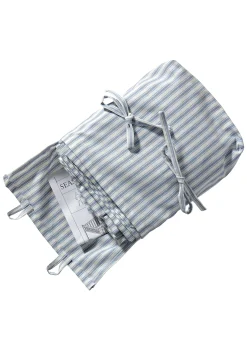 Vorhang für halbhohes Hochbett & Etagenbett 'Seaside Classic' blaue Streifen