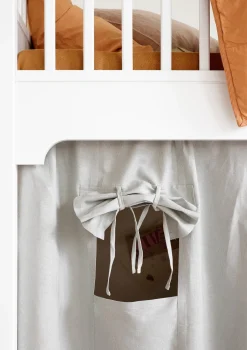 Vorhang 'Wood Original' grau