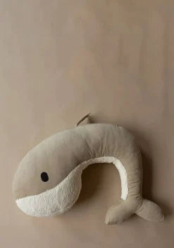 Wal Stillkissen 'Whale Momo' Sand