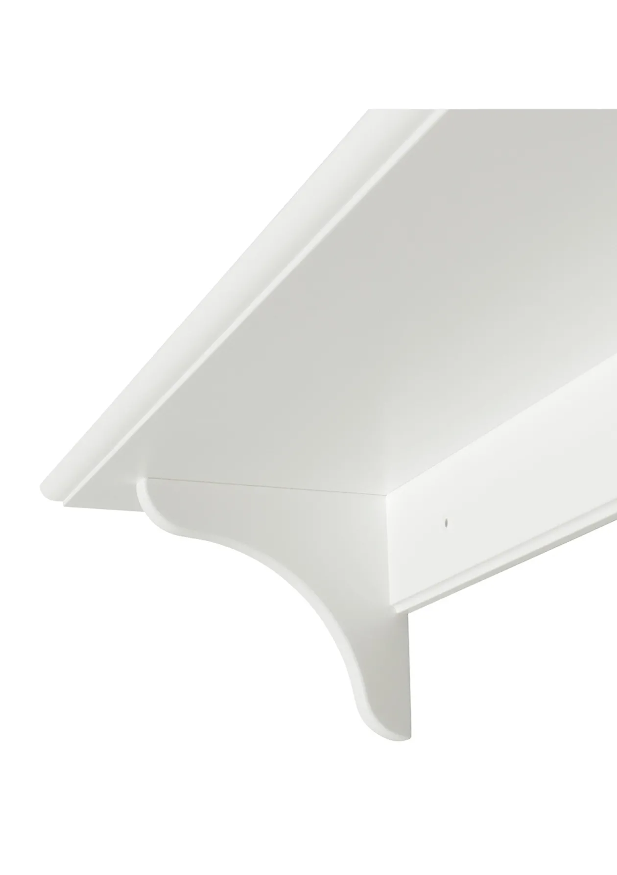 Wandregal 'Seaside' groß mit Haken weiß