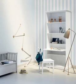 Wandregal 'Seaside' klein mit Haken weiß